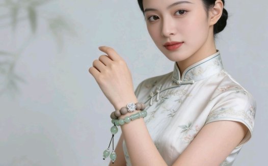 龙涎香东陵玉长手链