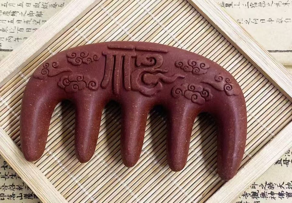 花蕊夫人福字经络梳